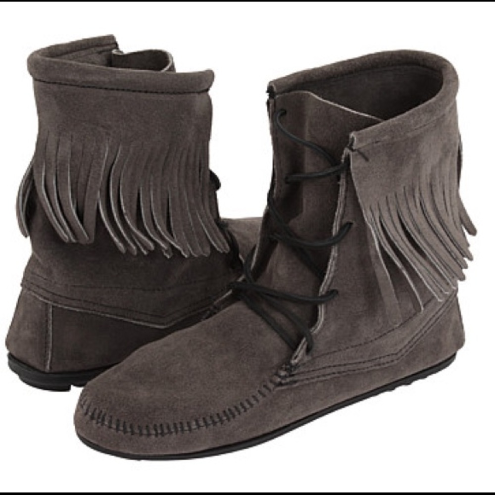 🌙Minnetonka Ankle Suede Boots
